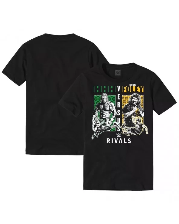 Men's Black Triple H vs. Mick Foley Rivals T-Shirt $6.99 T-Shirts
