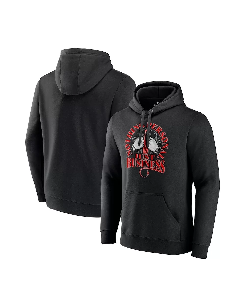 Men's Black Sonya Deville Just Business Pullover Hoodie $18.00 Apparel