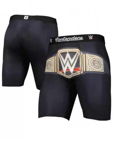 Men's Black WWE Championship Contenders Boxer Briefs $8.40 Apparel