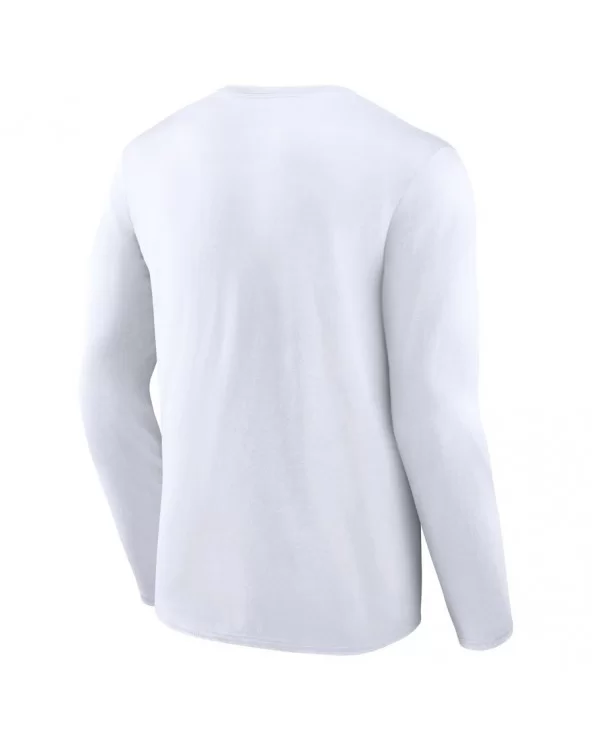 Men's Fanatics Branded White Eddie Guerrero Lowrider Long Sleeve T-Shirt $10.64 T-Shirts