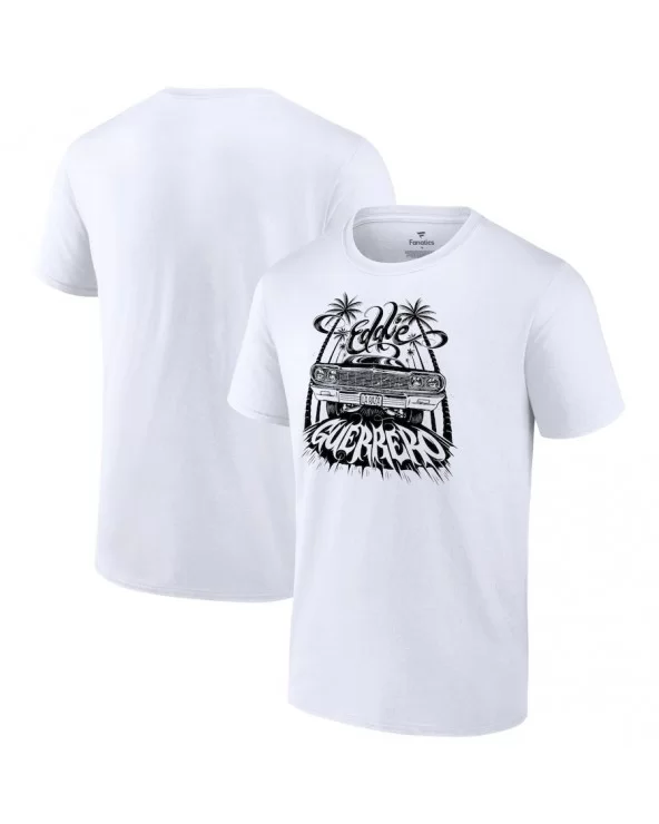 Men's Fanatics Branded White Eddie Guerrero Lowrider T-Shirt $7.92 T-Shirts