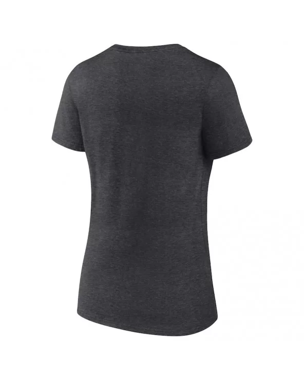 Women's Fanatics Branded Charcoal Elias Walk With Elias V-Neck T-Shirt $7.92 T-Shirts