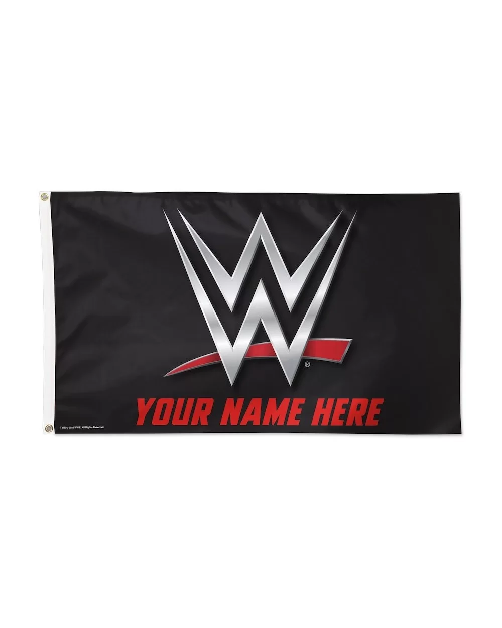 WinCraft WWE 3' x 5' One-Sided Deluxe Personalized Flag $12.00 Home & Office