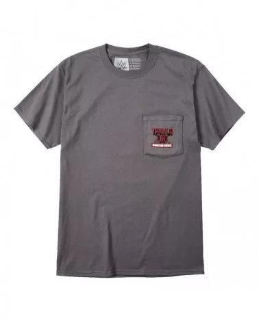 Men's Gray Triple H Demolition Service Pocket T-Shirt $4.56 T-Shirts