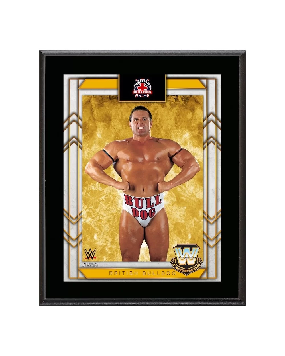 British Bulldog 10.5" x 13" Sublimated Plaque $12.00 Collectibles