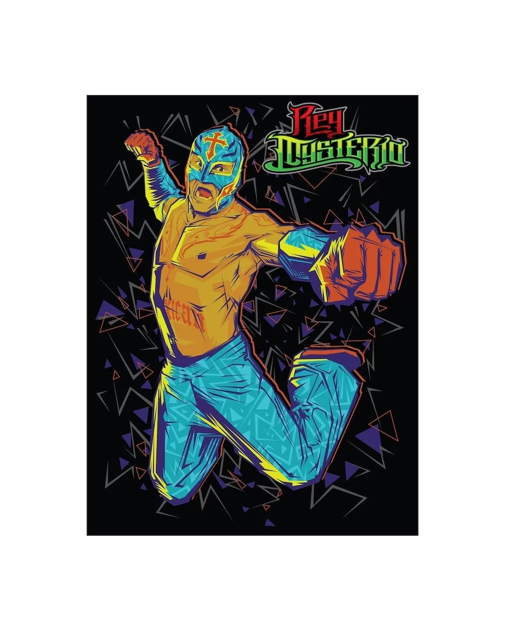 Fathead Rey Mysterio Punch Out Removable Superstar Mural Decal $16.32 Home & Office