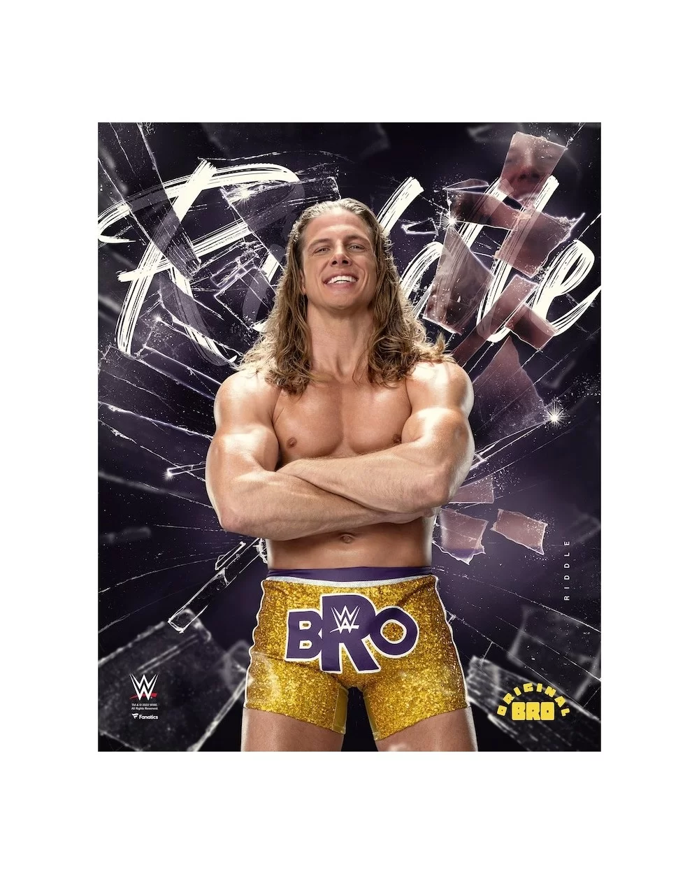 Matt Riddle Unsigned 16" x 20" Shattered Photograph $8.40 Collectibles