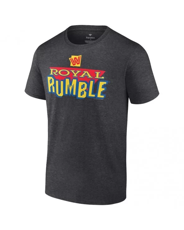 Men's Fanatics Branded Charcoal Royal Rumble '97 Retro Logo T-Shirt $10.32 T-Shirts