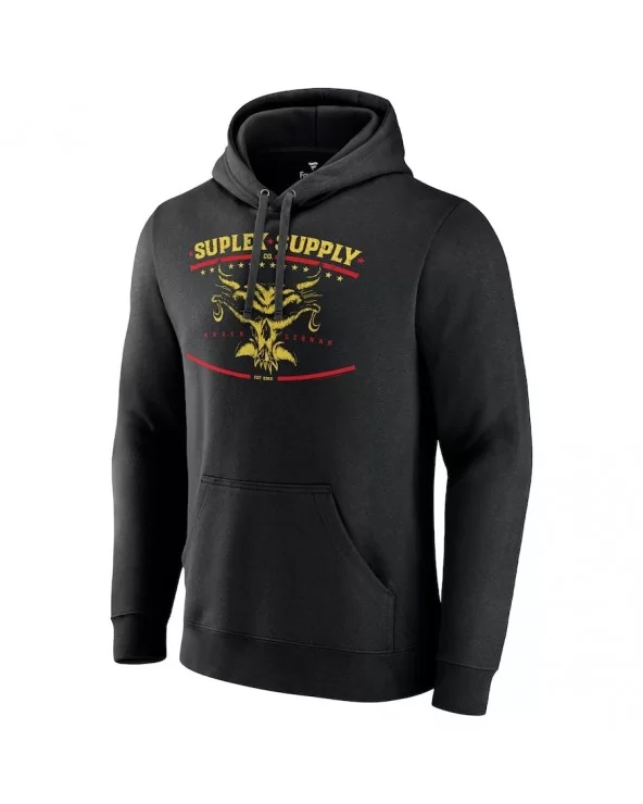 Men's Fanatics Branded Black Brock Lesnar Suplex Supply Co. Pullover Hoodie $16.40 Apparel
