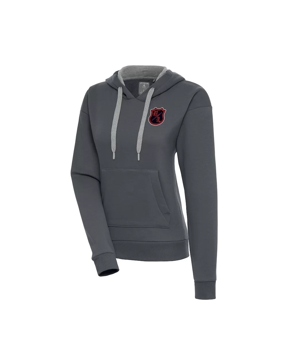 Women's Antigua Charcoal The Bloodline Victory Pullover Hoodie $18.00 Apparel