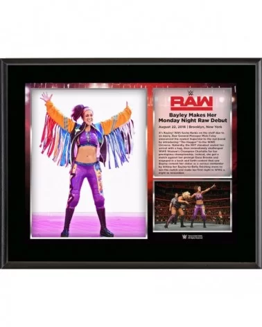 Bayley 10.5" x 13" Monday Night RAW Debut Sublimated Plaque $10.56 Home & Office