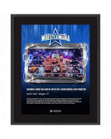 Sheamus & Ridge Holland 10.5" x 13" WrestleMania 38 Night 2 Sublimated Plaque $7.20 Collectibles
