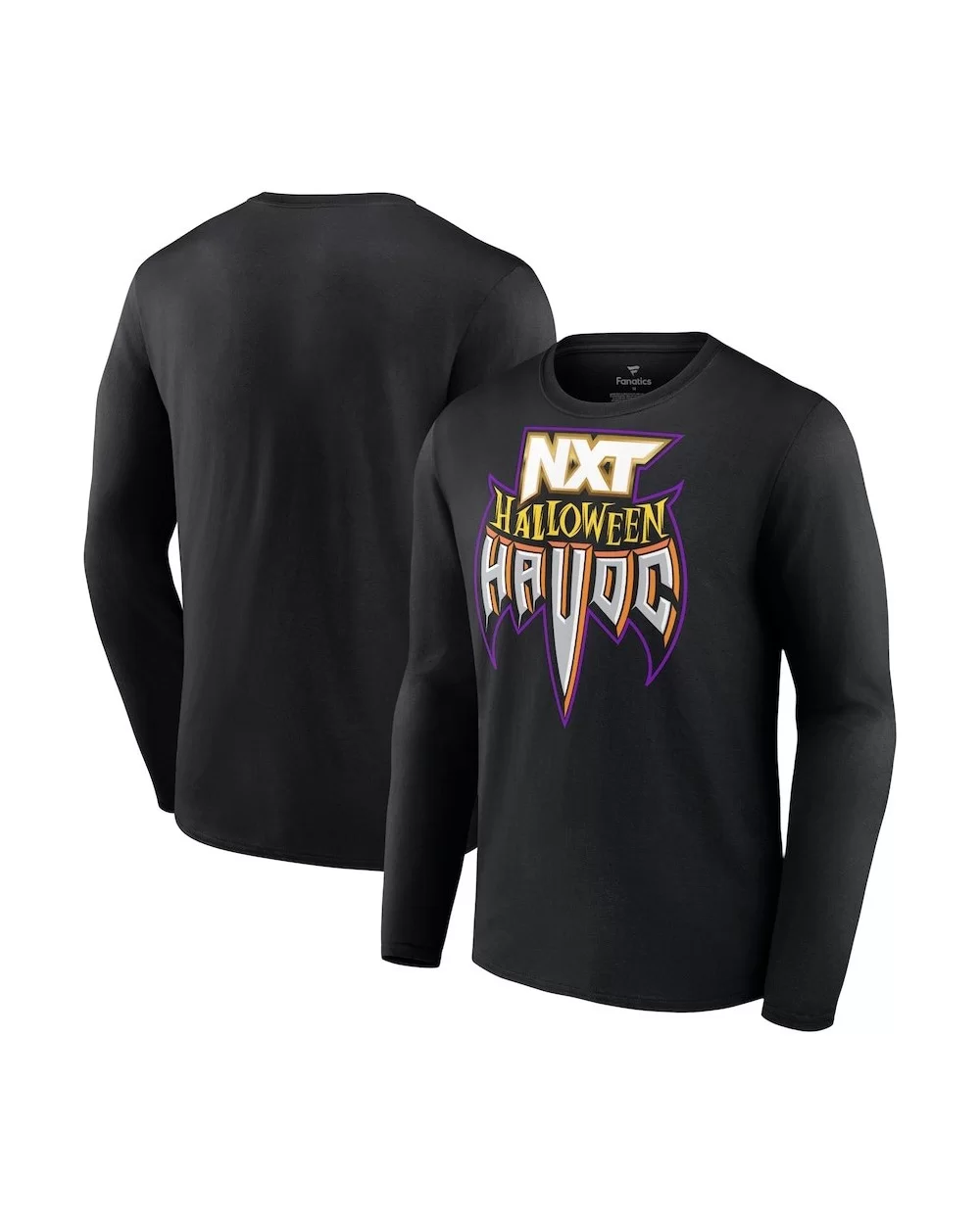 Men's Fanatics Branded Black NXT Halloween Havoc Long Sleeve T-Shirt $10.92 T-Shirts