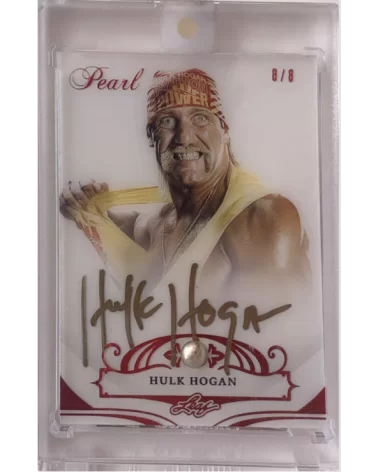 “PEARL” 8/8 Hulk Hogan Singed Trading Card $400.00 Tranding Cards