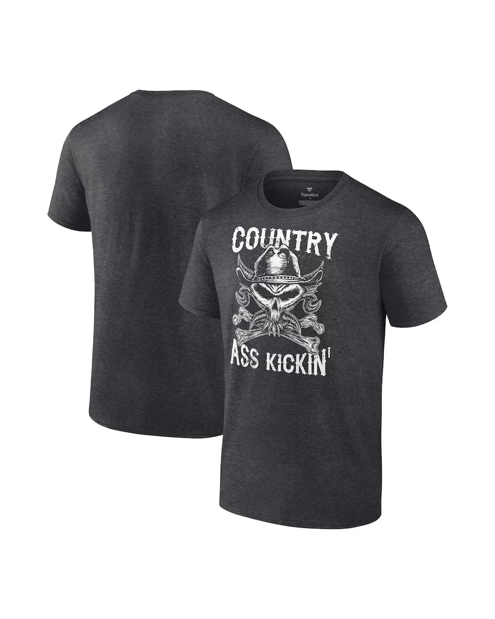 Men's Charcoal Brock Lesnar Country Ass Kickin' T-Shirt $7.92 T-Shirts