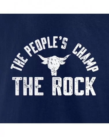 Women's Fanatics Branded Navy The Rock The People's Champ Long Sleeve V-Neck T-Shirt $11.20 T-Shirts