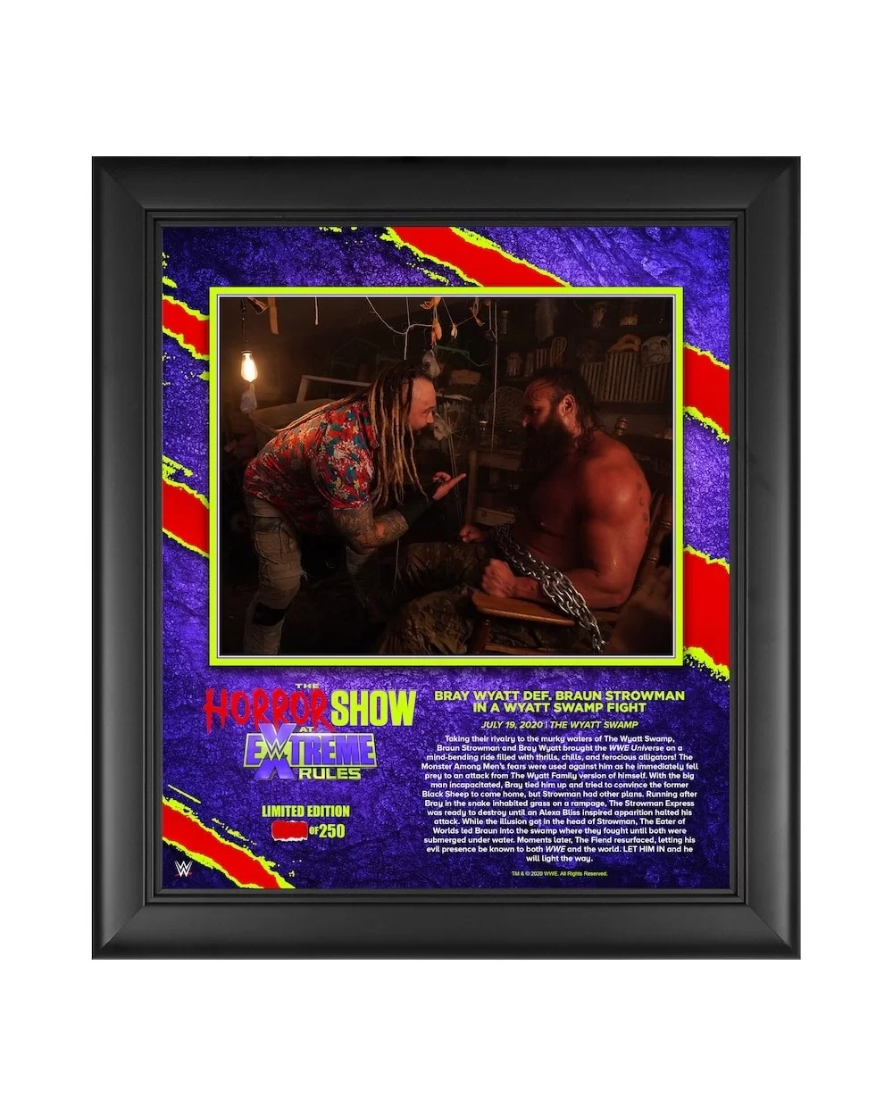Bray Wyatt Framed 15" x 17" 2020 Extreme Rules Collage - Limited Edition of 250 $27.44 Collectibles