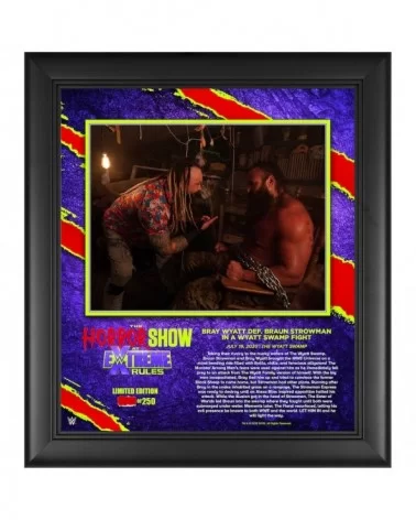 Bray Wyatt Framed 15" x 17" 2020 Extreme Rules Collage - Limited Edition of 250 $27.44 Collectibles