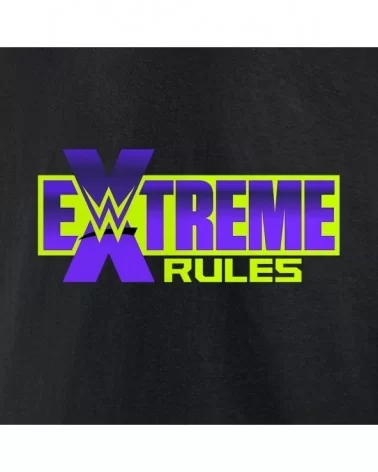 Men's Fanatics Branded Black Extreme Rules Official Logo T-Shirt $7.44 T-Shirts