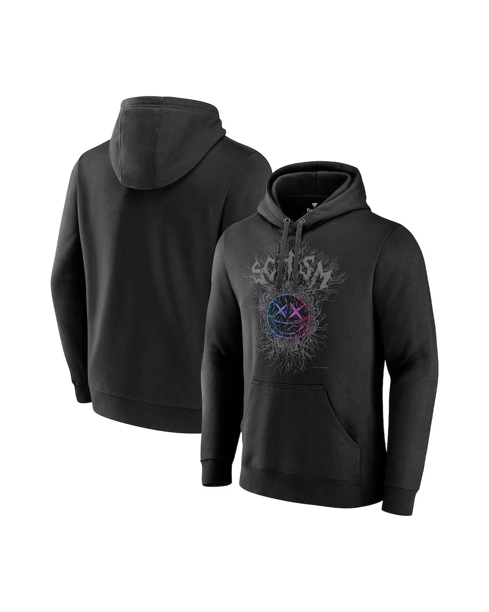 Men's Fanatics Branded Black Schism Logo Pullover Hoodie $14.40 Apparel