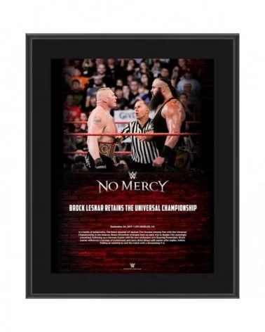 Brock Lesnar 10.5" x 13" 2017 No Mercy Sublimated Plaque $11.28 Collectibles
