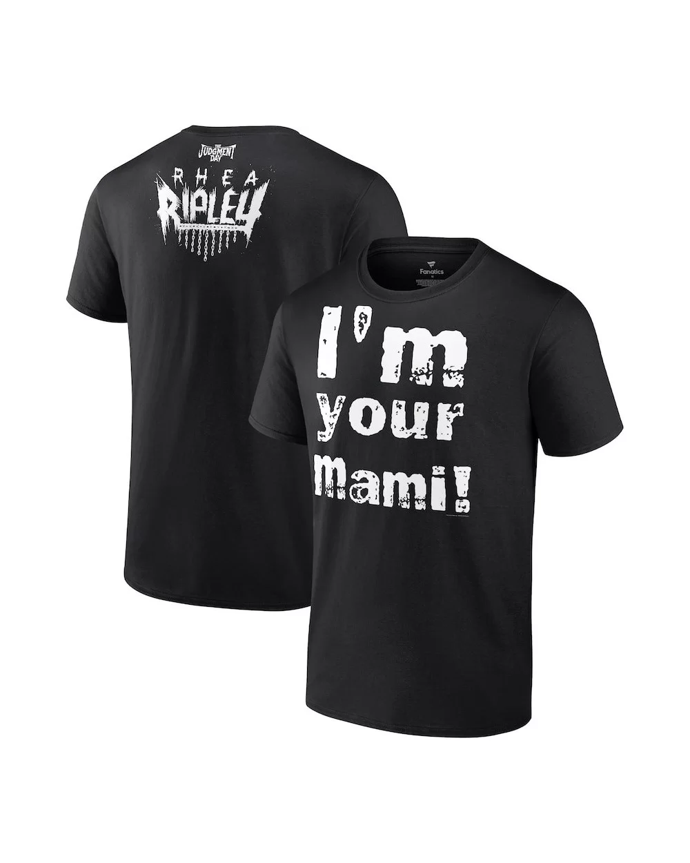 Men's Fanatics Branded Black Rhea Ripley I'm Your Mami T-Shirt $11.76 T-Shirts