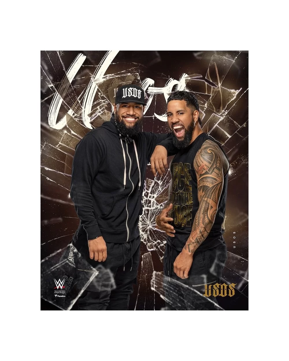 The Usos Unsigned 16" x 20" Shattered Photograph $10.00 Home & Office