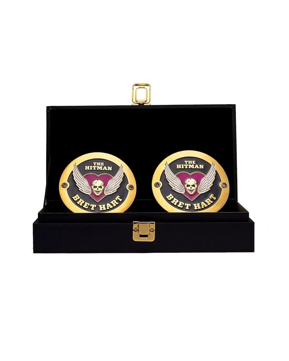 Bret Hart Championship Replica Side Plate Box Set $24.00 Title Belts