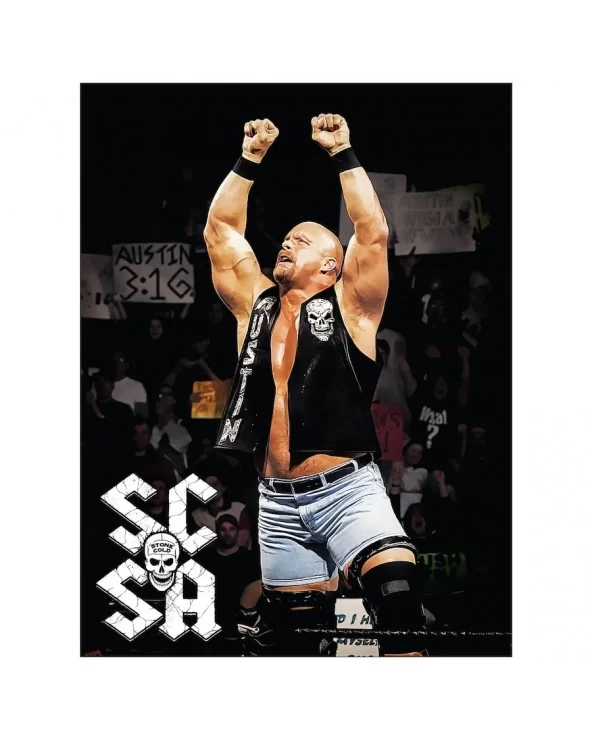 Fathead "Stone Cold" Steve Austin Superstar Pose Removable Superstar Mural Decal $15.36 Home & Office