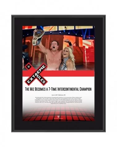 The Miz 10.5" x 13" 2017 Extreme Rules Sublimated Plaque $11.04 Home & Office