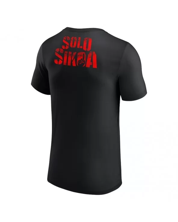 Men's Black Solo Sikoa The One Problem T-Shirt $9.60 T-Shirts