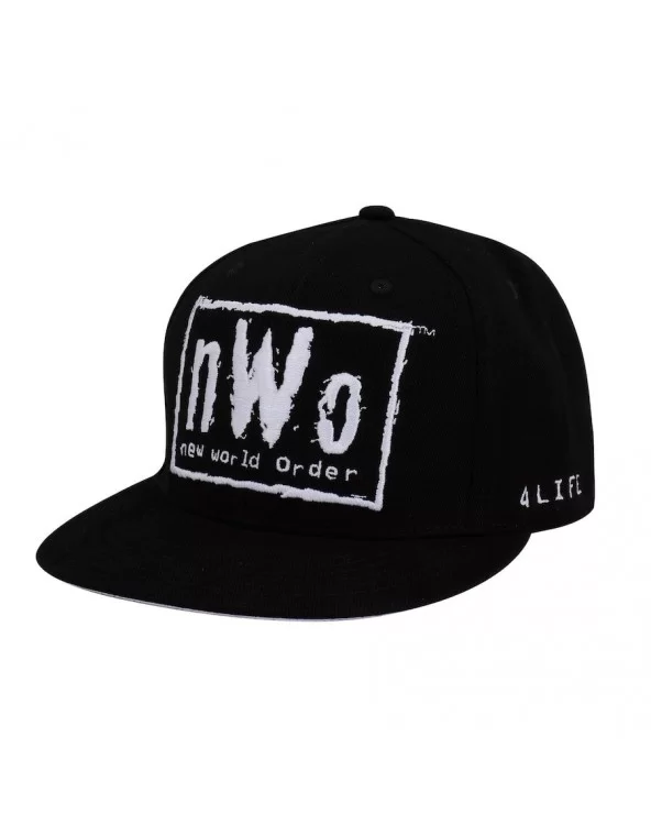 Men's Black nWo 4 Life Snapback Hat $6.40 Apparel