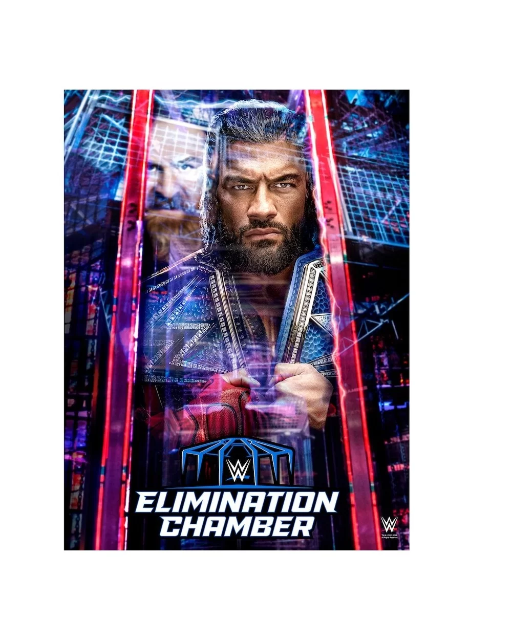 2023 WWE Elimination Chamber 18" x 24" Event Poster Art Photograph $9.60 Home & Office