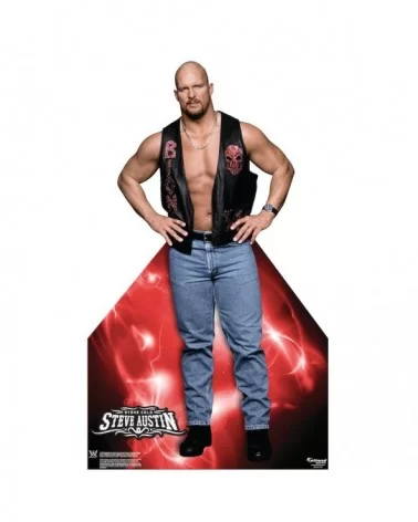 Fathead "Stone Cold" Steve Austin Life-Size Foam Core Stand Out $52.64 Home & Office