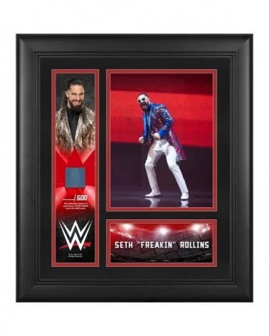Seth "Freakin" Rollins Framed 15" x 17" Collage with a Piece of Match-Used Canvas - Limited Edition of 500 $24.64 Home & Office