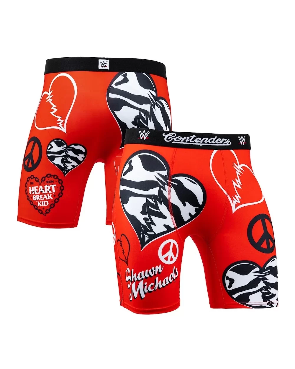 Men's Red Shawn Michaels Contenders Boxer Briefs $7.80 Apparel