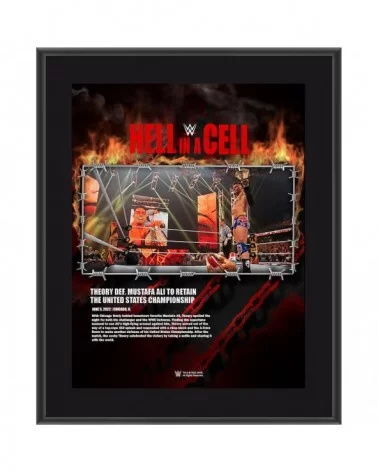 Theory 10.5" x 13" 2022 Hell in a Cell Sublimated Plaque $11.28 Collectibles