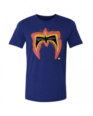 Men's Blue The Ultimate Warrior Face Paint T-Shirt $12.00 T-Shirts