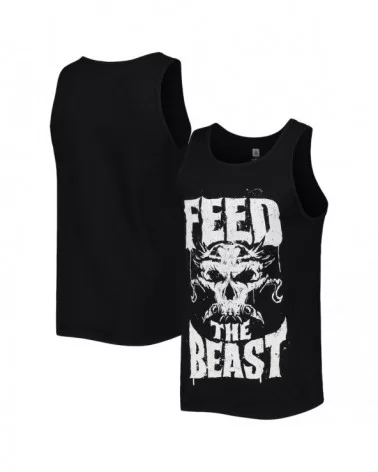 Men's Black Brock Lesnar Feed The Beast Tank Top $11.28 Apparel