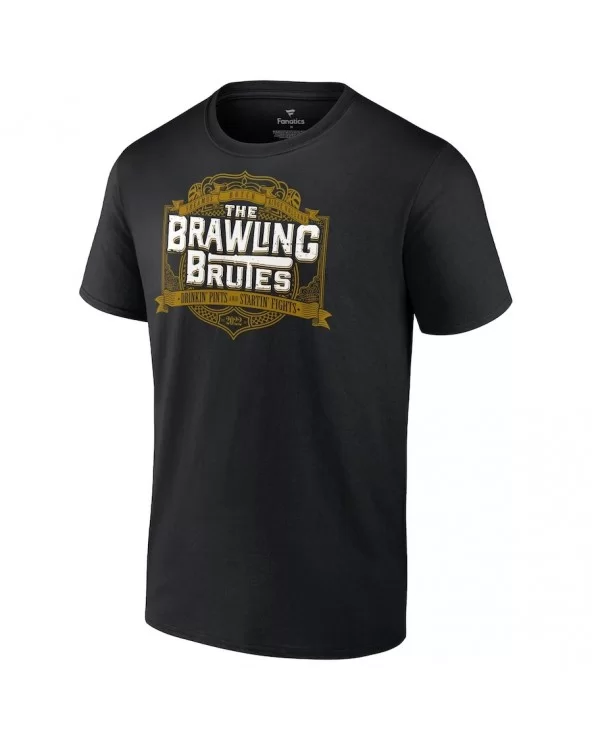 Men's Fanatics Branded Black The Brawling Brutes Drinkin' Pints & Startin' Fights T-Shirt $9.84 T-Shirts