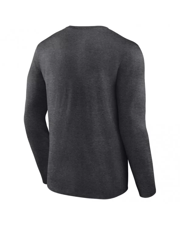 Men's Fanatics Branded Charcoal D-Generation X Break It Down Wordmark Long Sleeve T-Shirt $9.80 T-Shirts